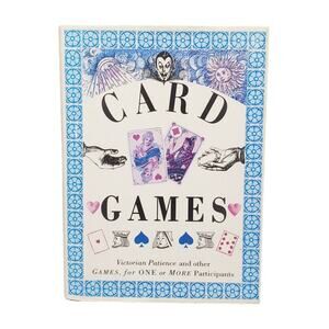Card Games Victorian Patience & Other Games Single or Multiplayer Hardback Book